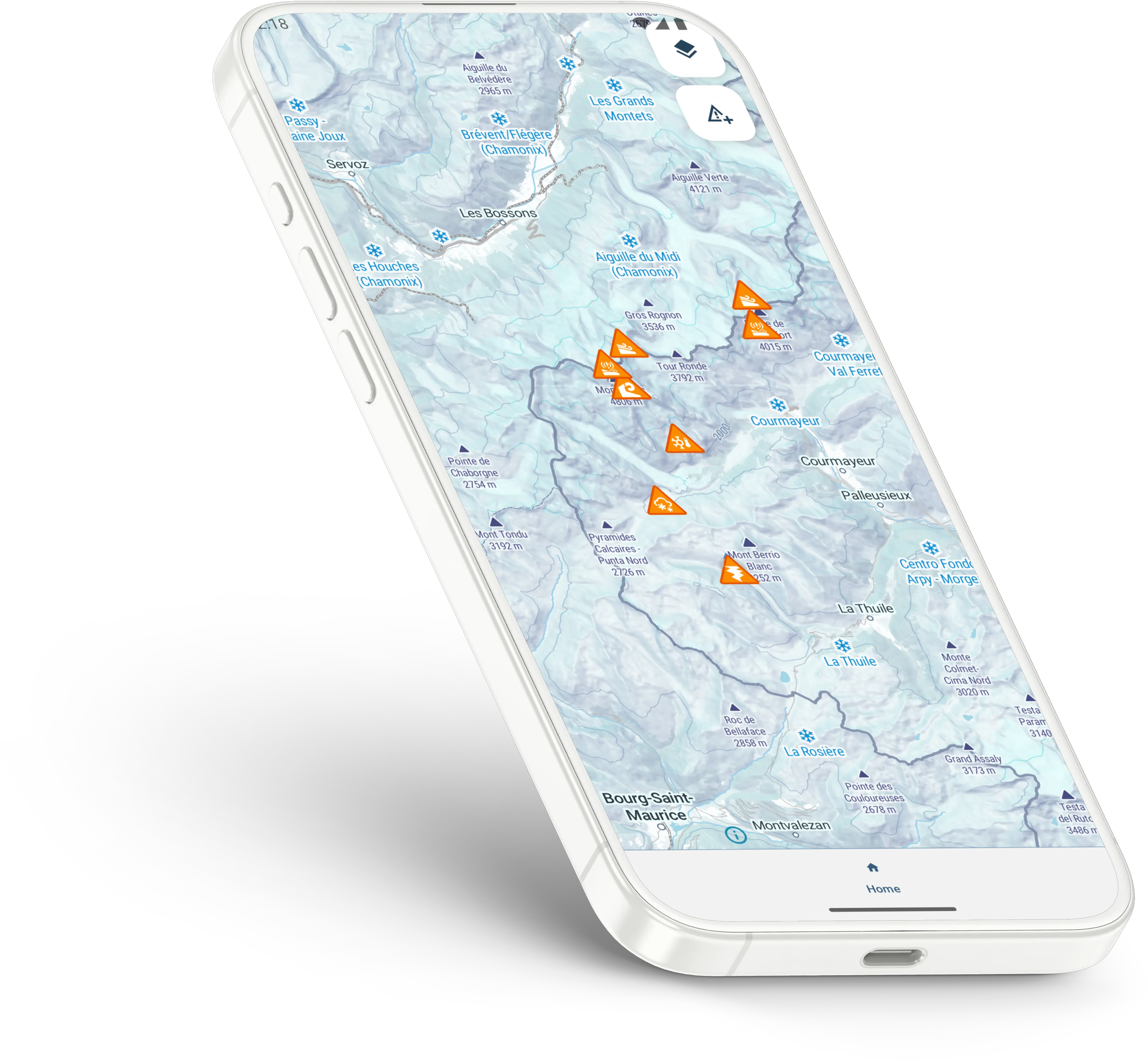 No Fall Zone app preview
